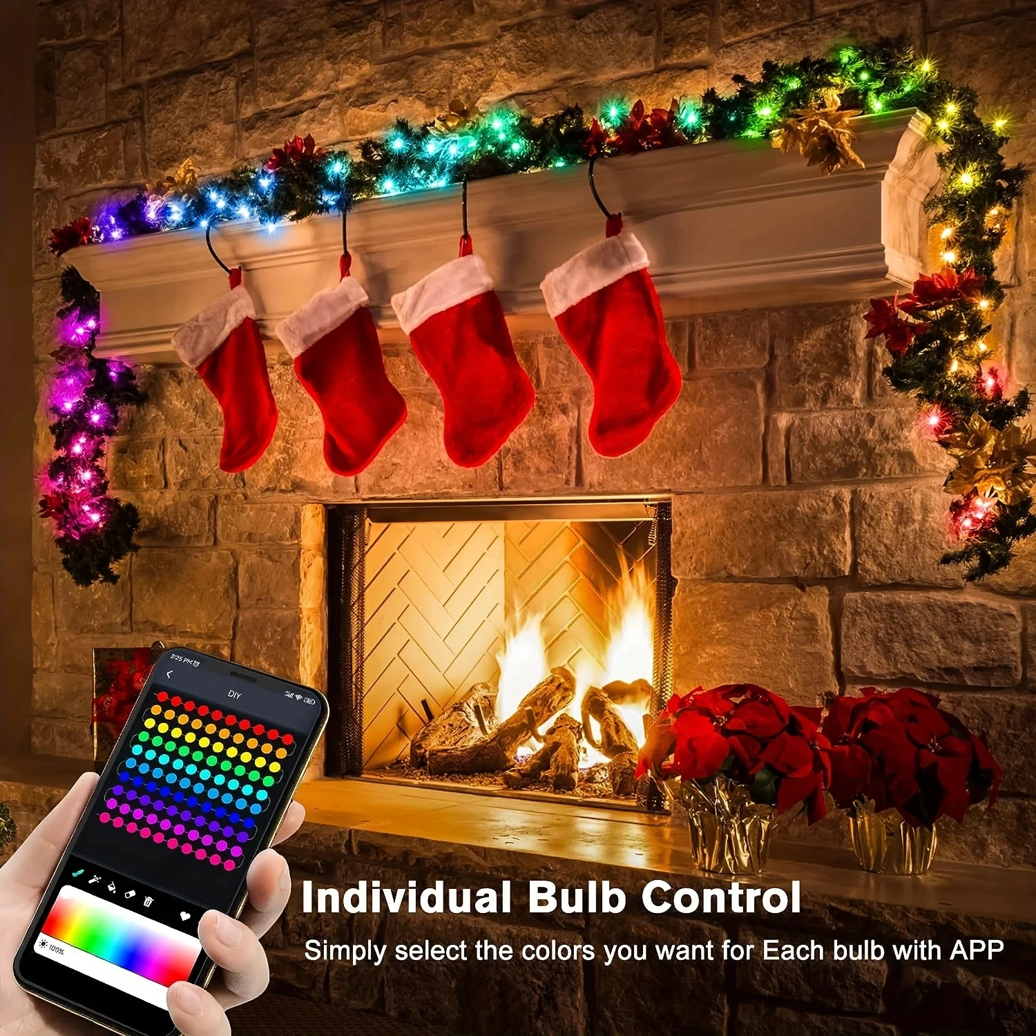 ドリームカラー WS2812B LEDストリングライト RG - Home Decor App Free のレビューと価格