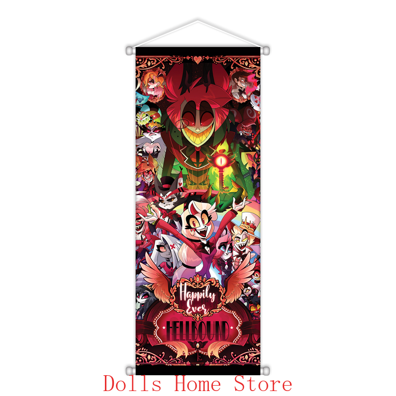 アニメスクロールキャンバス壁掛け絵画家の絵アニメポスター壁ア - Home Decor Accessories のレビューと価格