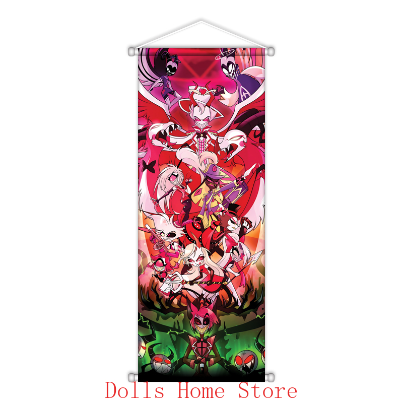 アニメスクロールキャンバス壁掛け絵画家の絵アニメポスター壁ア - Home Decor Accessories のレビューと価格