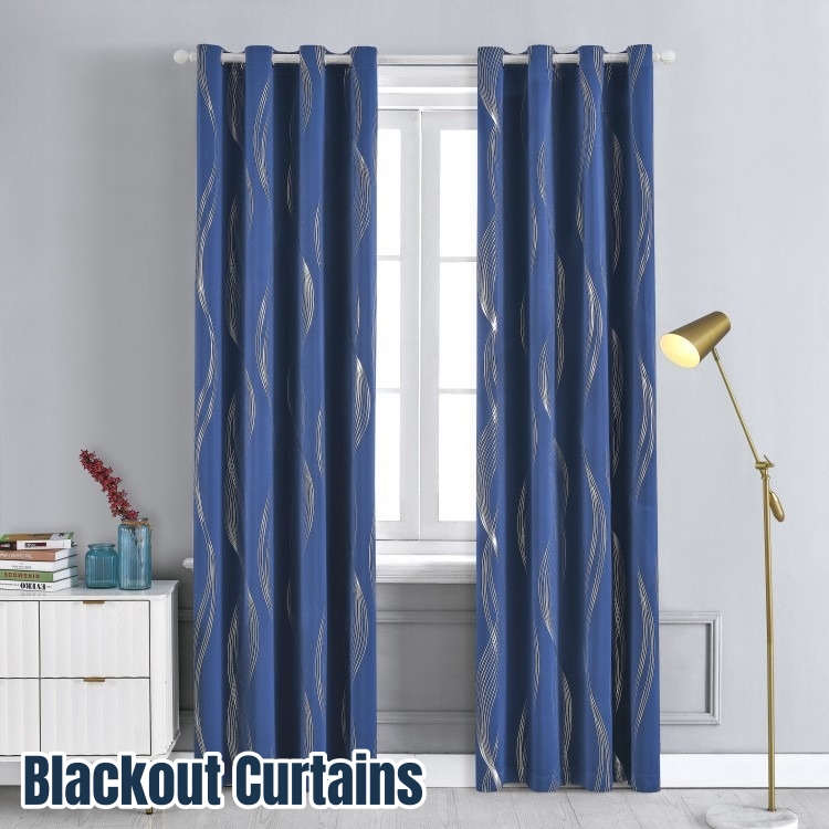 リビングルームの窓用ブラック遮光カーテン、装飾カーテン、高精 - Home Decor Curtain のレビューと価格