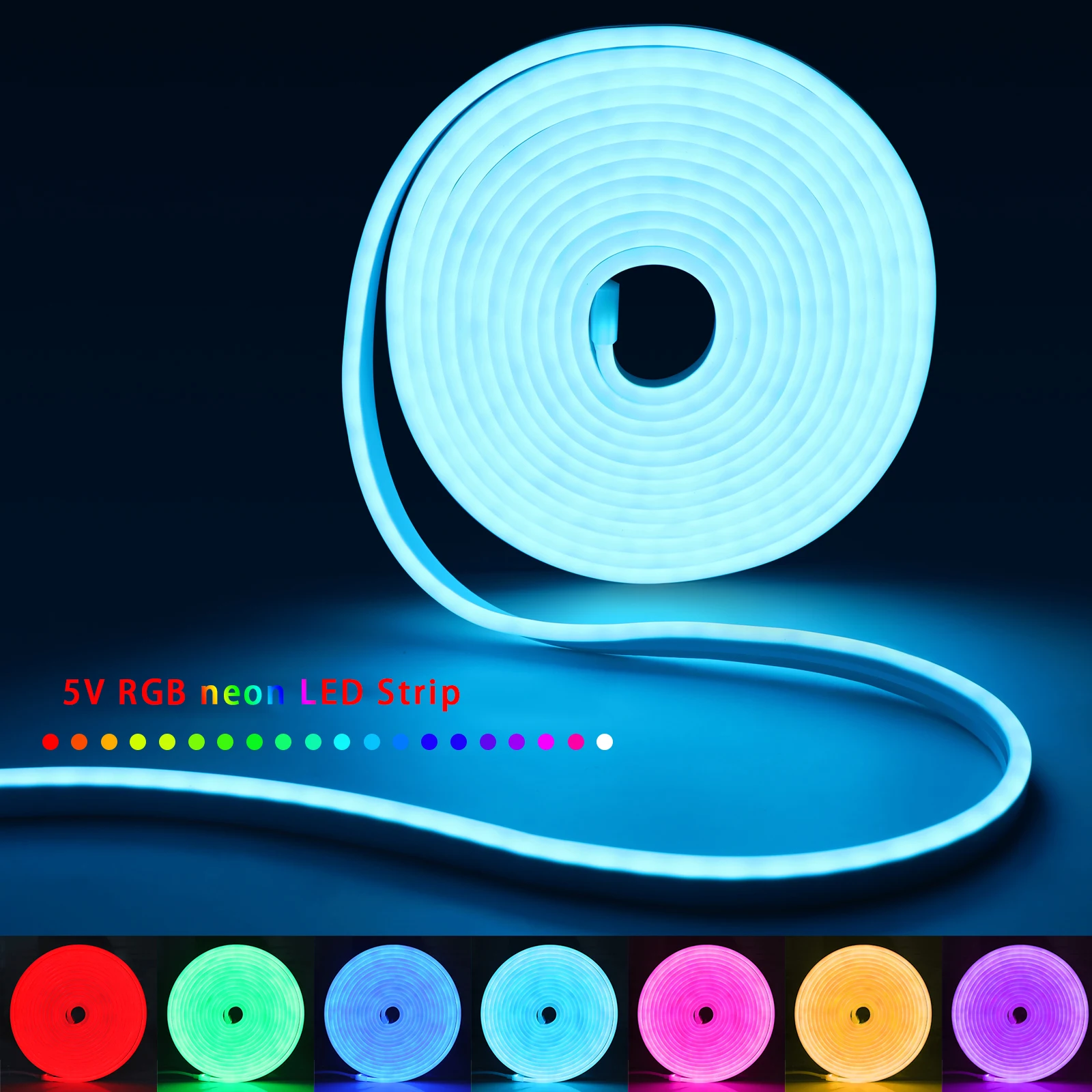 1-5m RGB LEDネオンストリップライト 5V USB - Home Decor App Free のレビューと価格